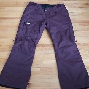 North Face Plum Snowpants